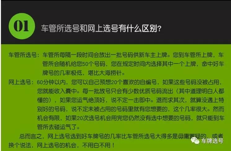 汽车车牌怎么选号 汽车车牌选号有什么技巧