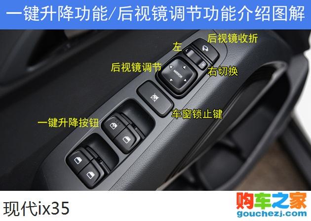 现代ix35老款车载屏幕按键使用指南